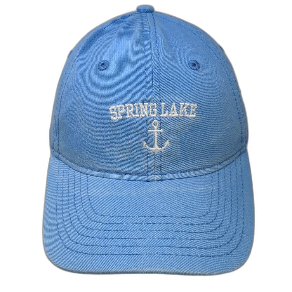 Blue 84 Baseball Cap Blue One Size Spring Lake Anchor Cotton Embroidered Hat